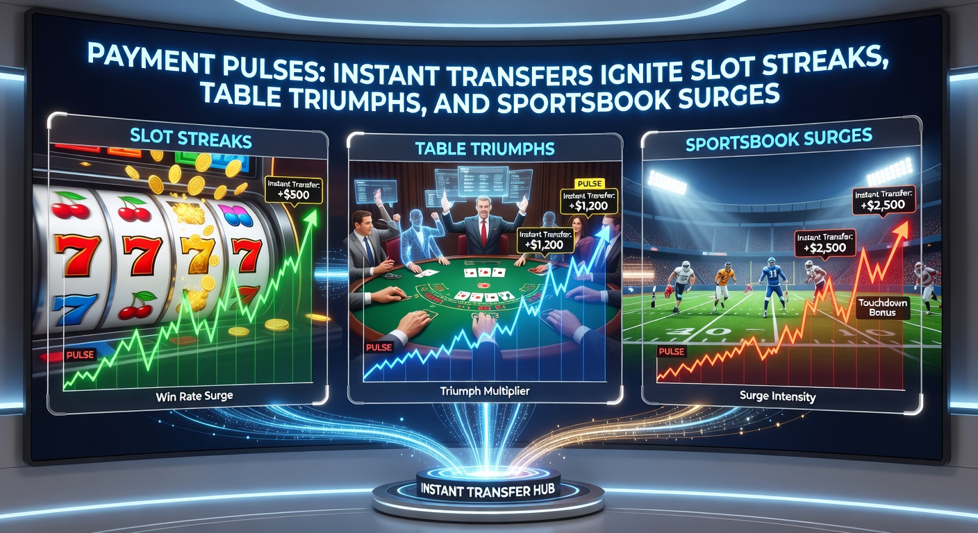 Close-up visualization of a player's screen during a live blackjack hand, with an instant transfer notification popping up to fuel a winning streak amid cheering virtual dealers