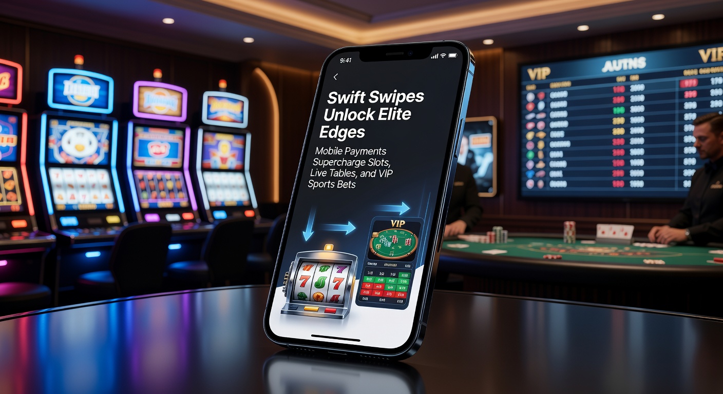 Close-up of a live dealer roulette wheel on a mobile screen alongside a digital wallet confirmation popup and VIP sports betting odds, illustrating integrated payment experiences
